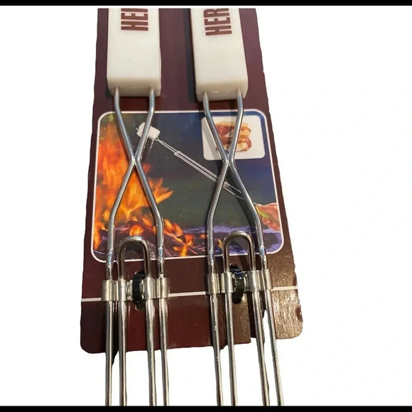 4 NEW Hershey's S'mores Extendable Cooking Glow in the Dark Forks cookouts bbq - Picture 8 of 11